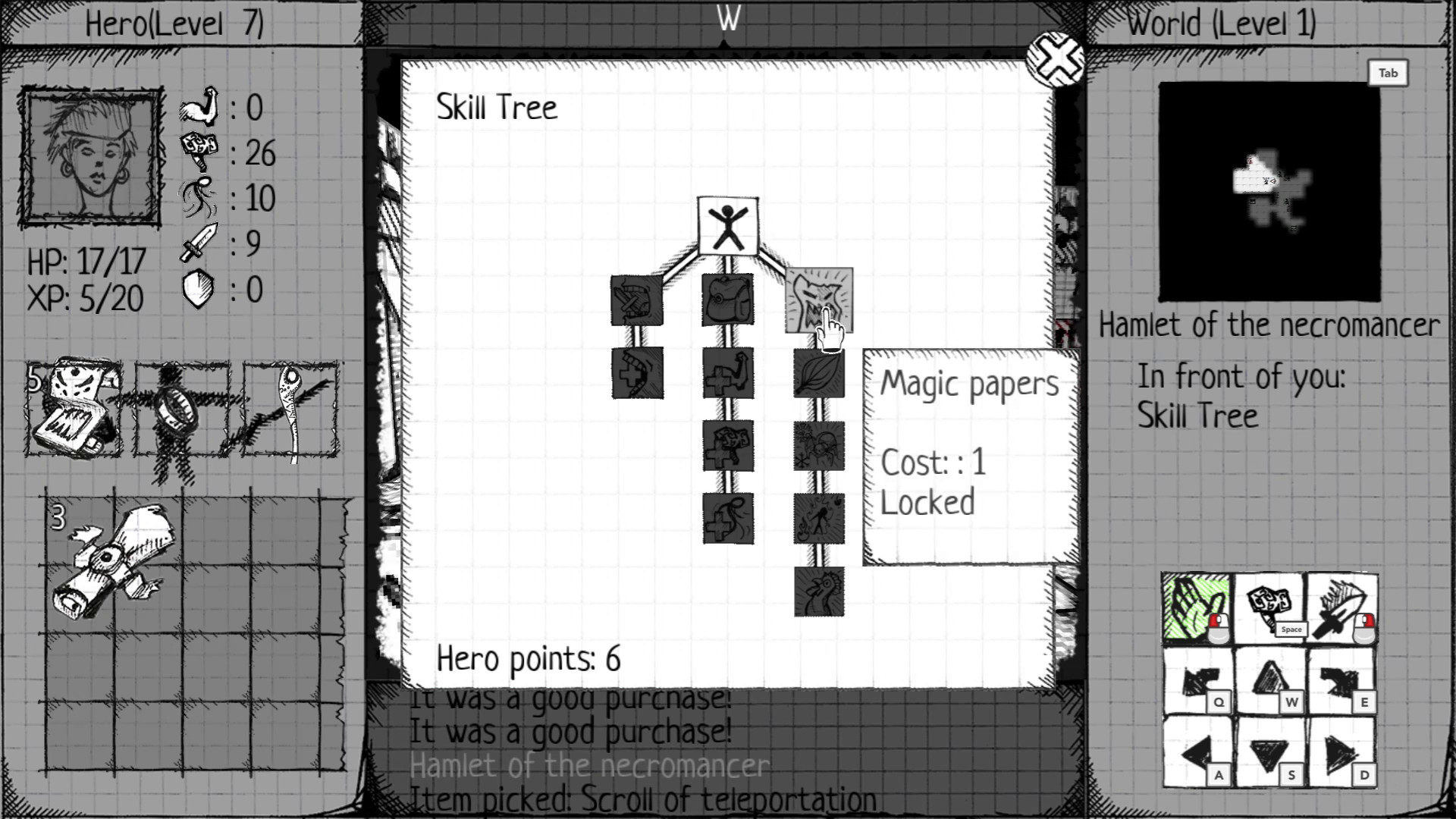 Drawngeon: Dungeons of Ink and Paper screenshot