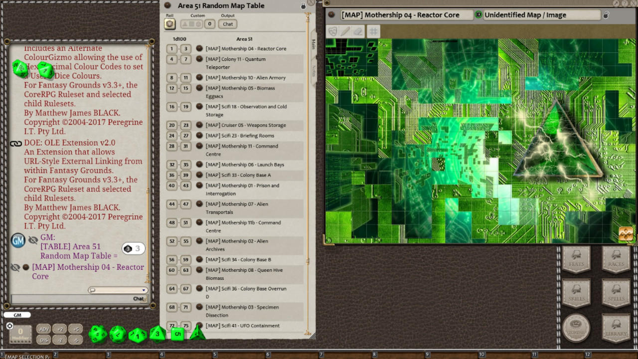 Fantasy Grounds - Meanders Map Pack: Area 51 (Map Pack) screenshot