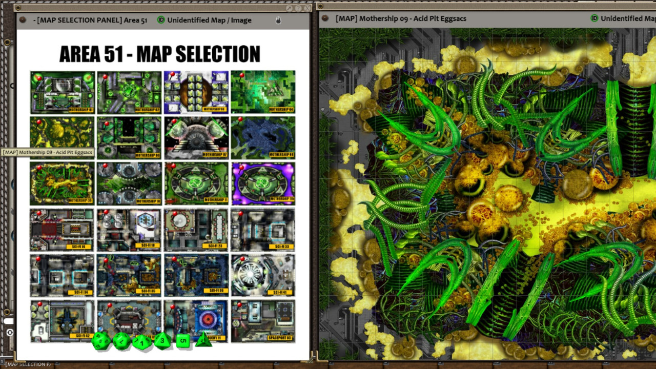 Fantasy Grounds - Meanders Map Pack: Area 51 (Map Pack) screenshot