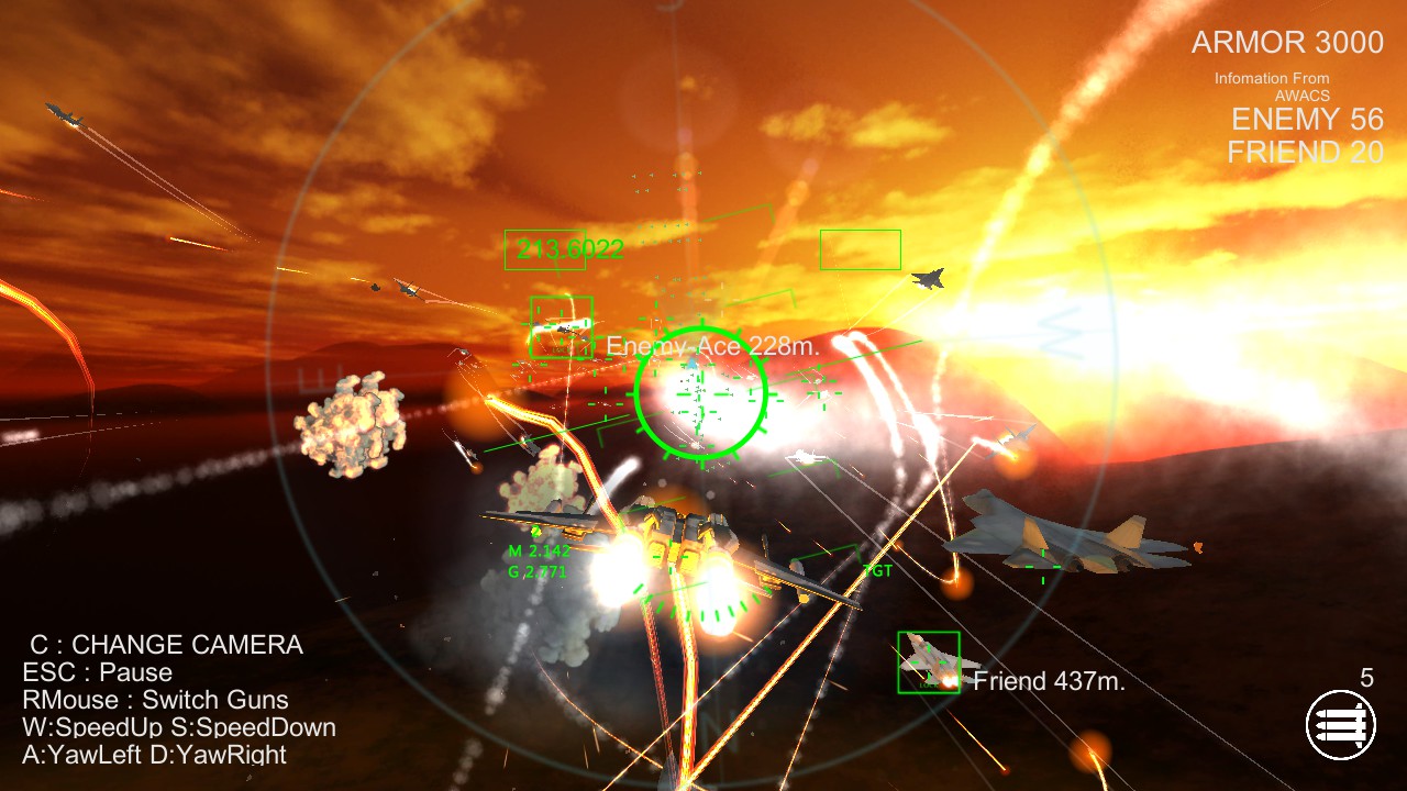 SkyGameChanger-AirCombat II- screenshot