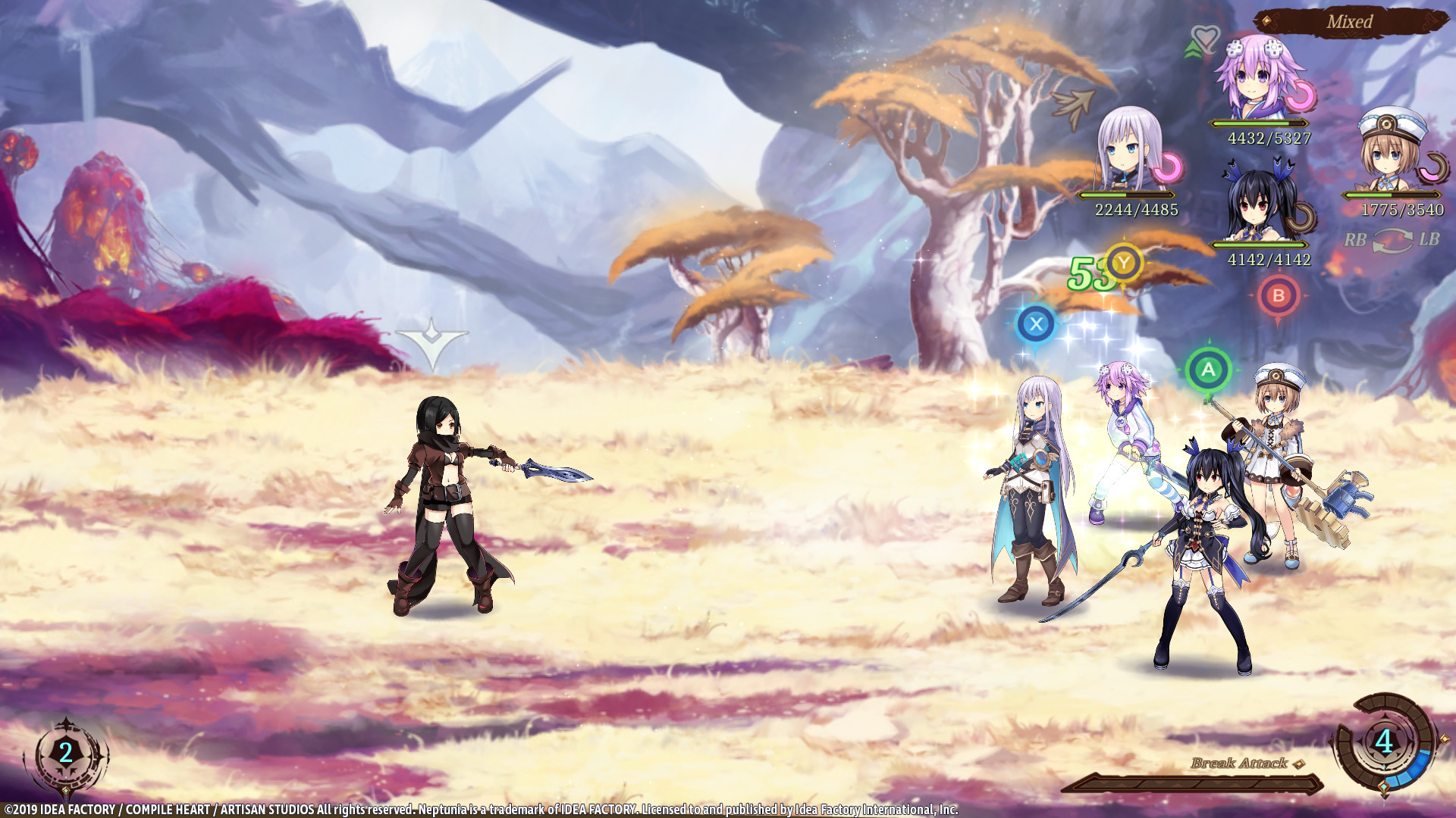 Super Neptunia RPG screenshot