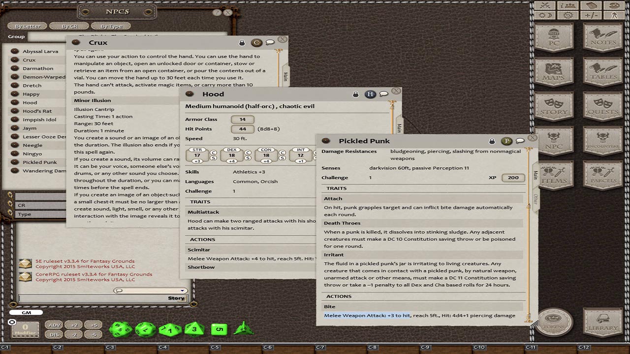 Fantasy Grounds - The Blight: The Crooked Nail (5E) screenshot