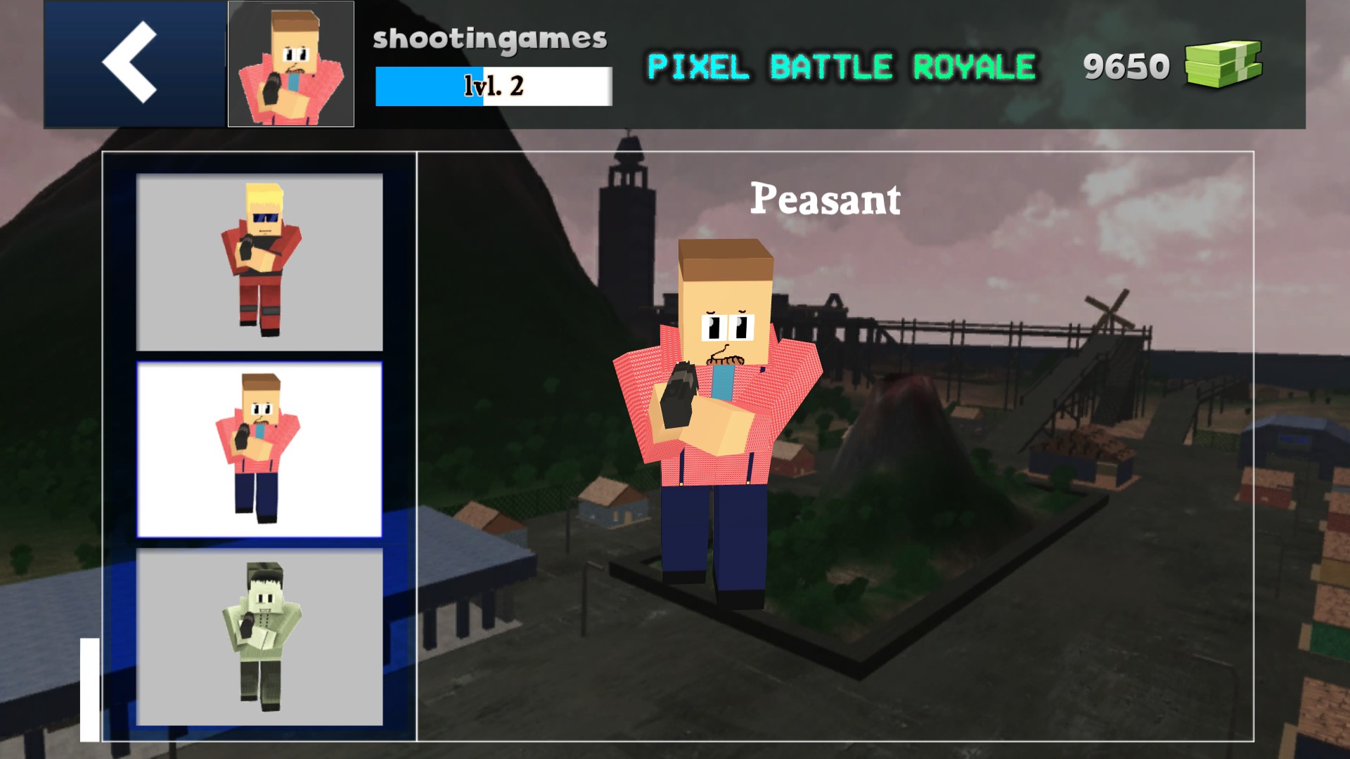 Pixel Battle Royale - Extra Skins screenshot