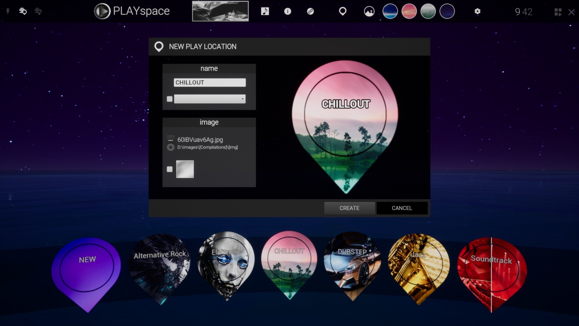 PLAYspace Virtual Music Library screenshot