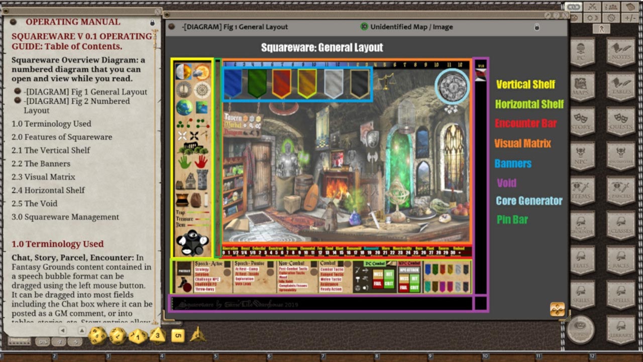 Fantasy Grounds - Squareware (5E) screenshot