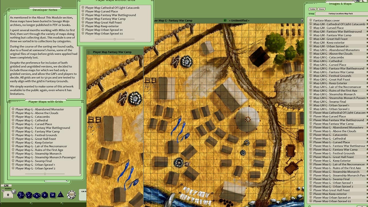 Fantasy Grounds - Map Pack Fantasy Locations (Map Pack) screenshot