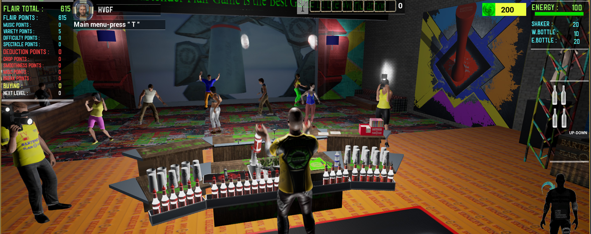 BFGE (Bartender Flair Game) screenshot