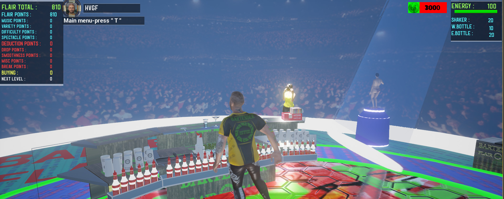 BFGE (Bartender Flair Game) screenshot