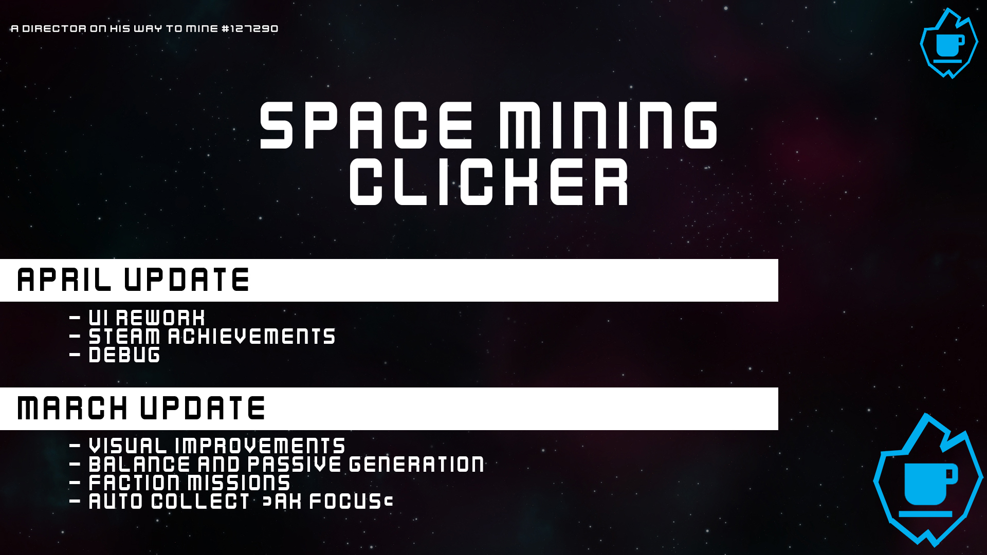 Space mining clicker screenshot