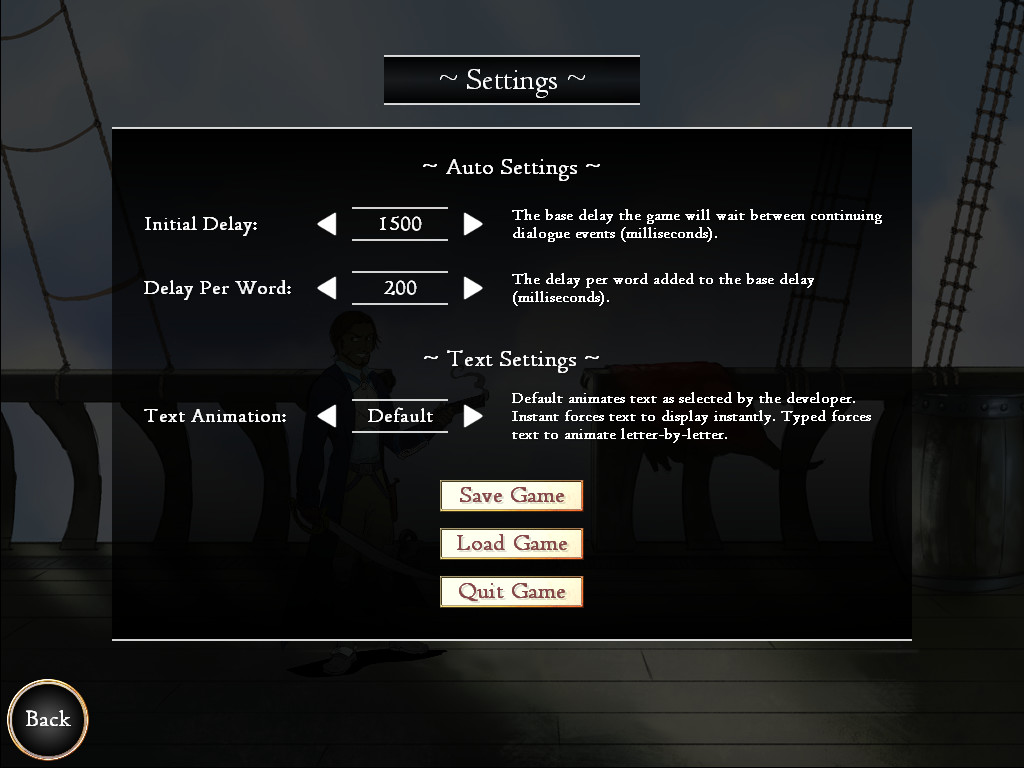 001 Game Creator - Visual Novel Kit screenshot
