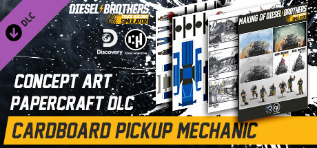 Diesel Brothers: Truck Building Simulator - Cardboard Pickup Mechanic (Papercraft)