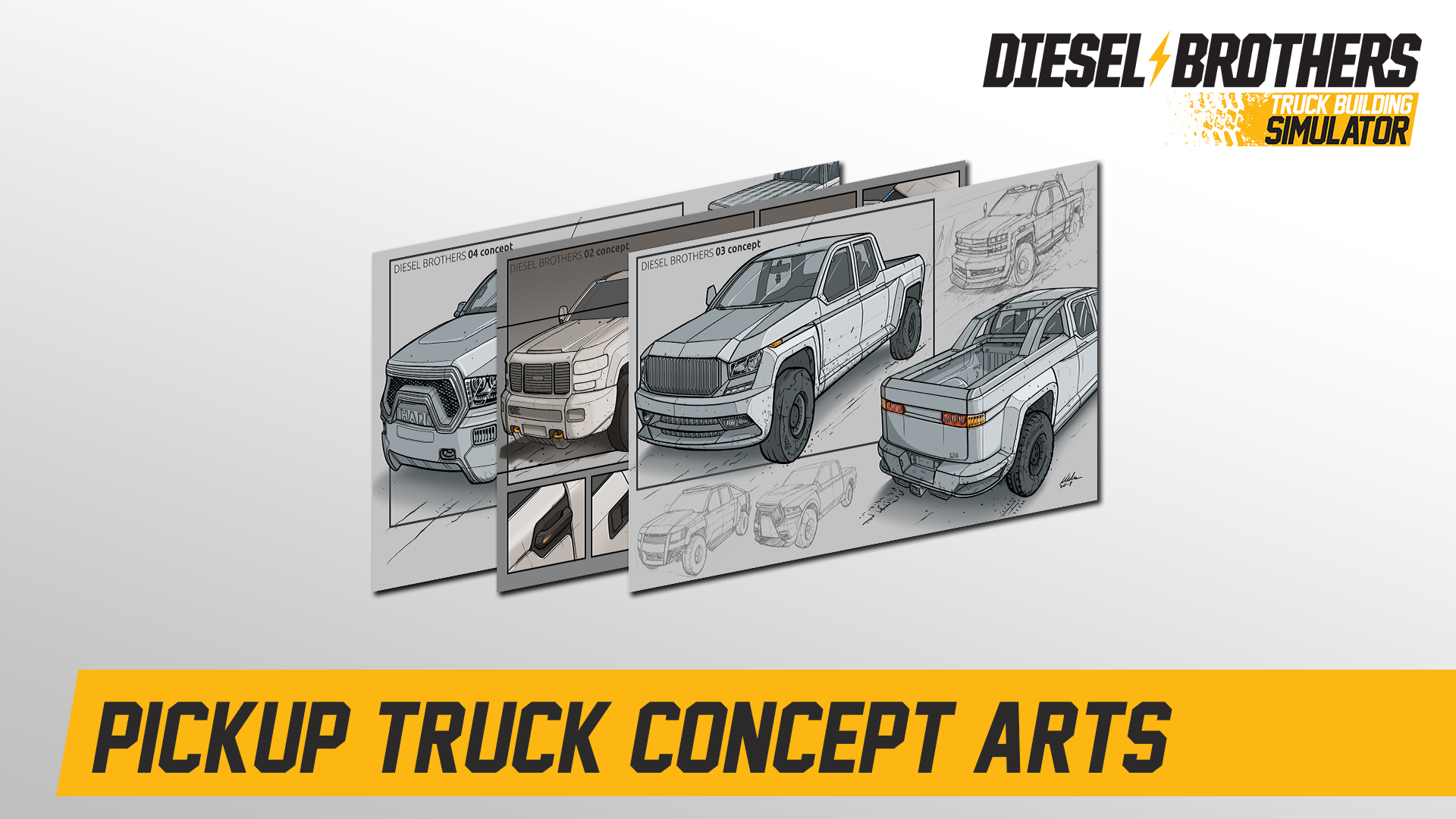 Diesel Brothers: Truck Building Simulator - Cardboard Pickup Mechanic (Papercraft) screenshot