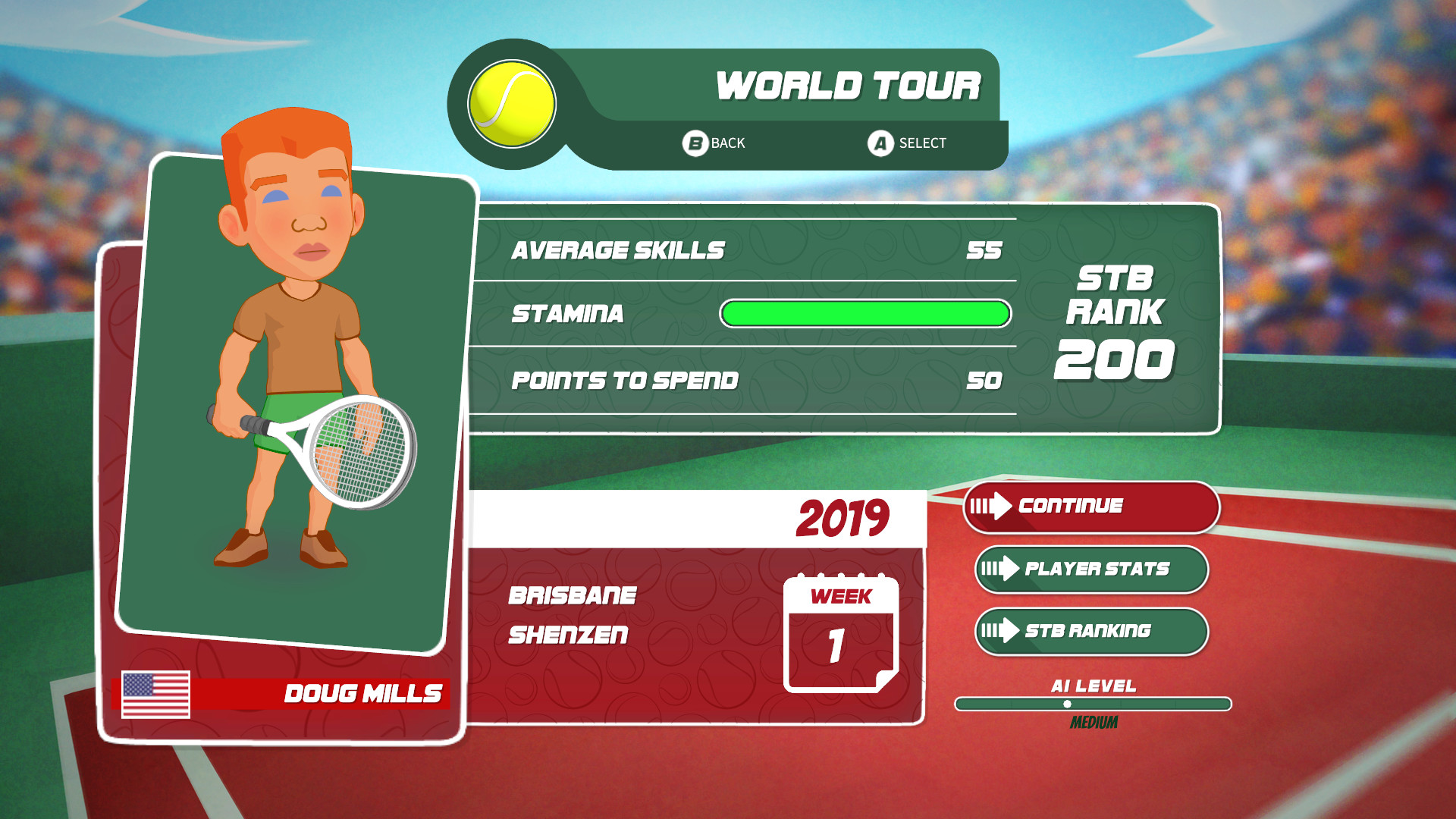 Super Tennis Blast screenshot