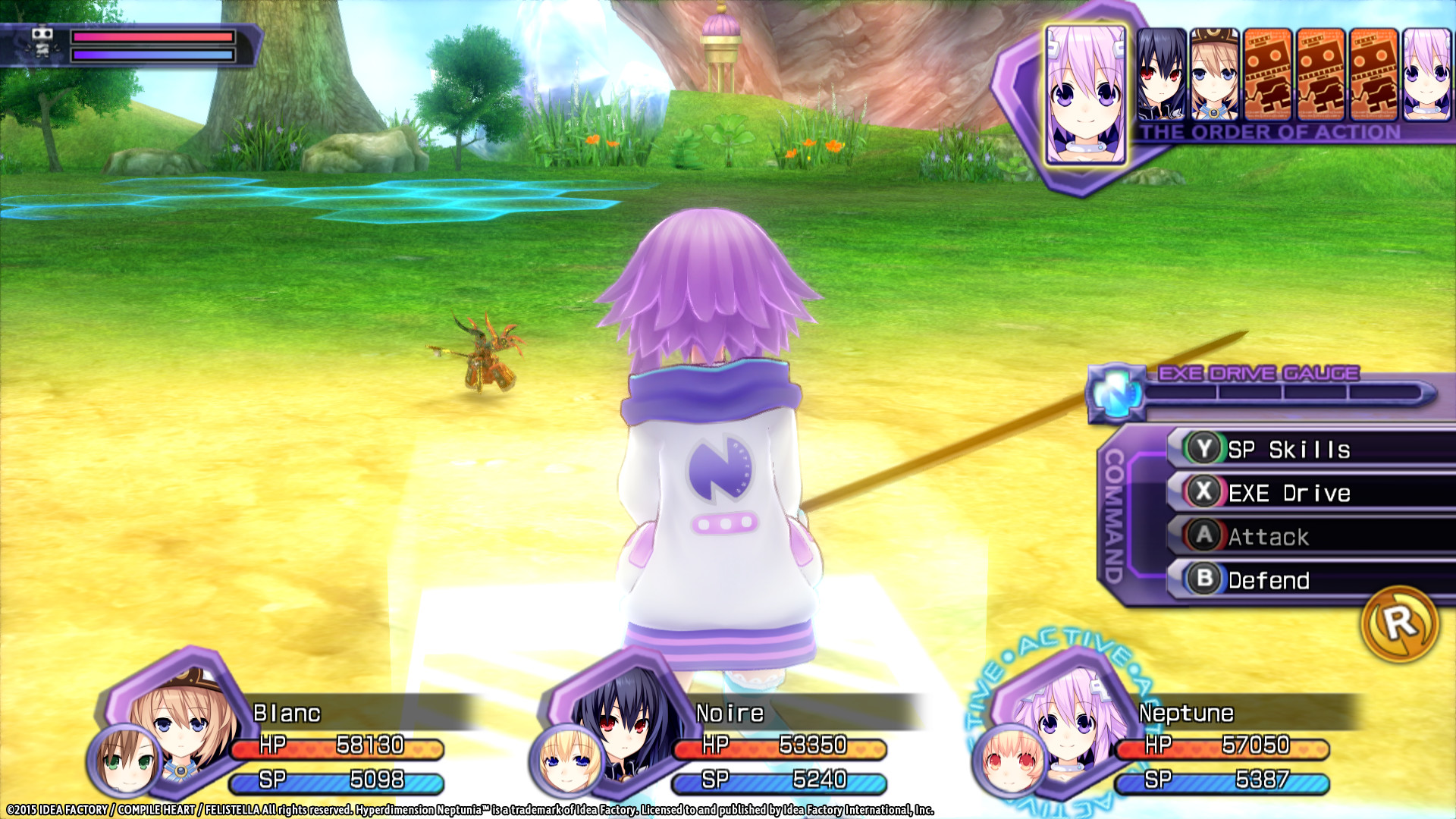 Hyperdimension Neptunia Re;Birth1 Mini Island screenshot