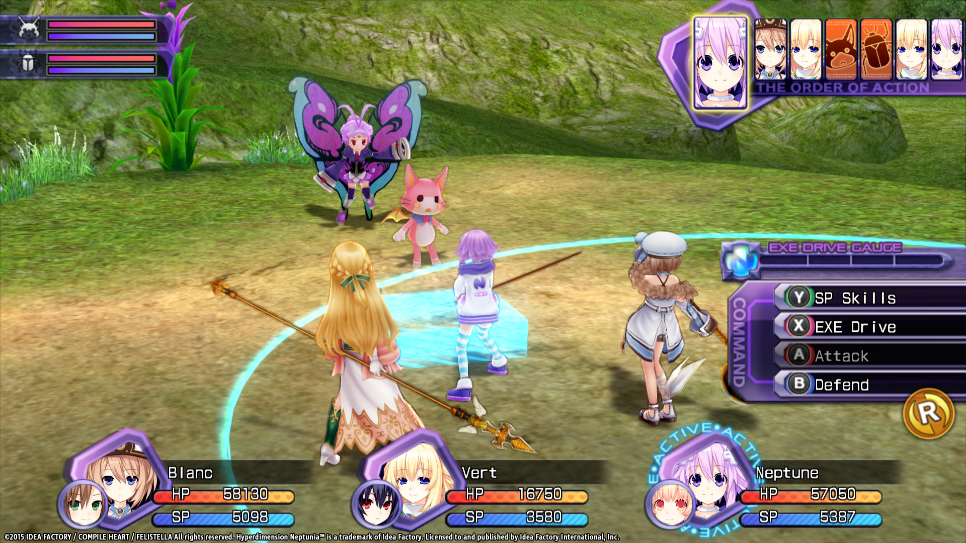 Hyperdimension Neptunia Re;Birth1 Lily-ad Dungeon / リリィダンジョン / ＣＰ迷宮 screenshot