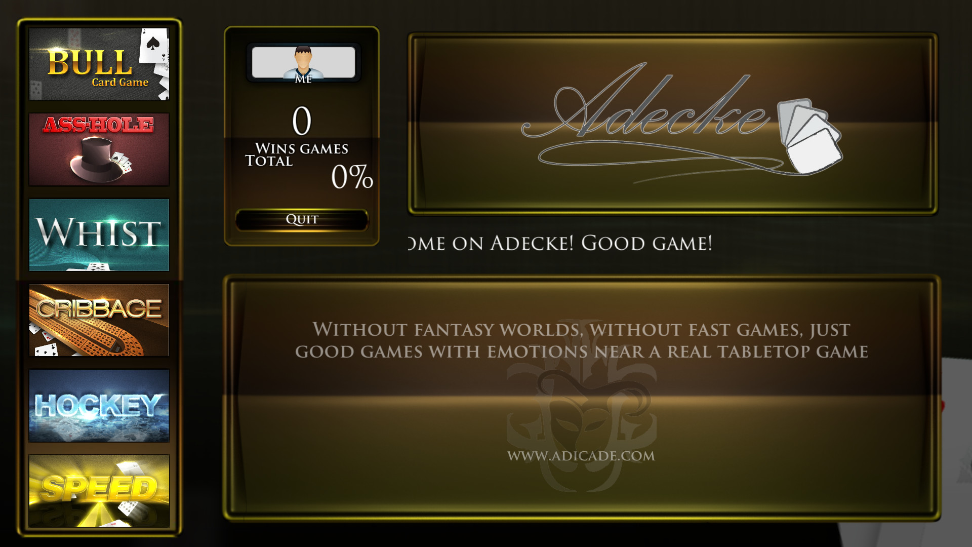 Adecke - Cards Games Deluxe screenshot