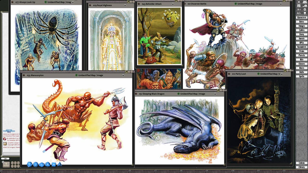 Fantasy Grounds - D&D Classics: Dungeon Master Guide (2E) screenshot