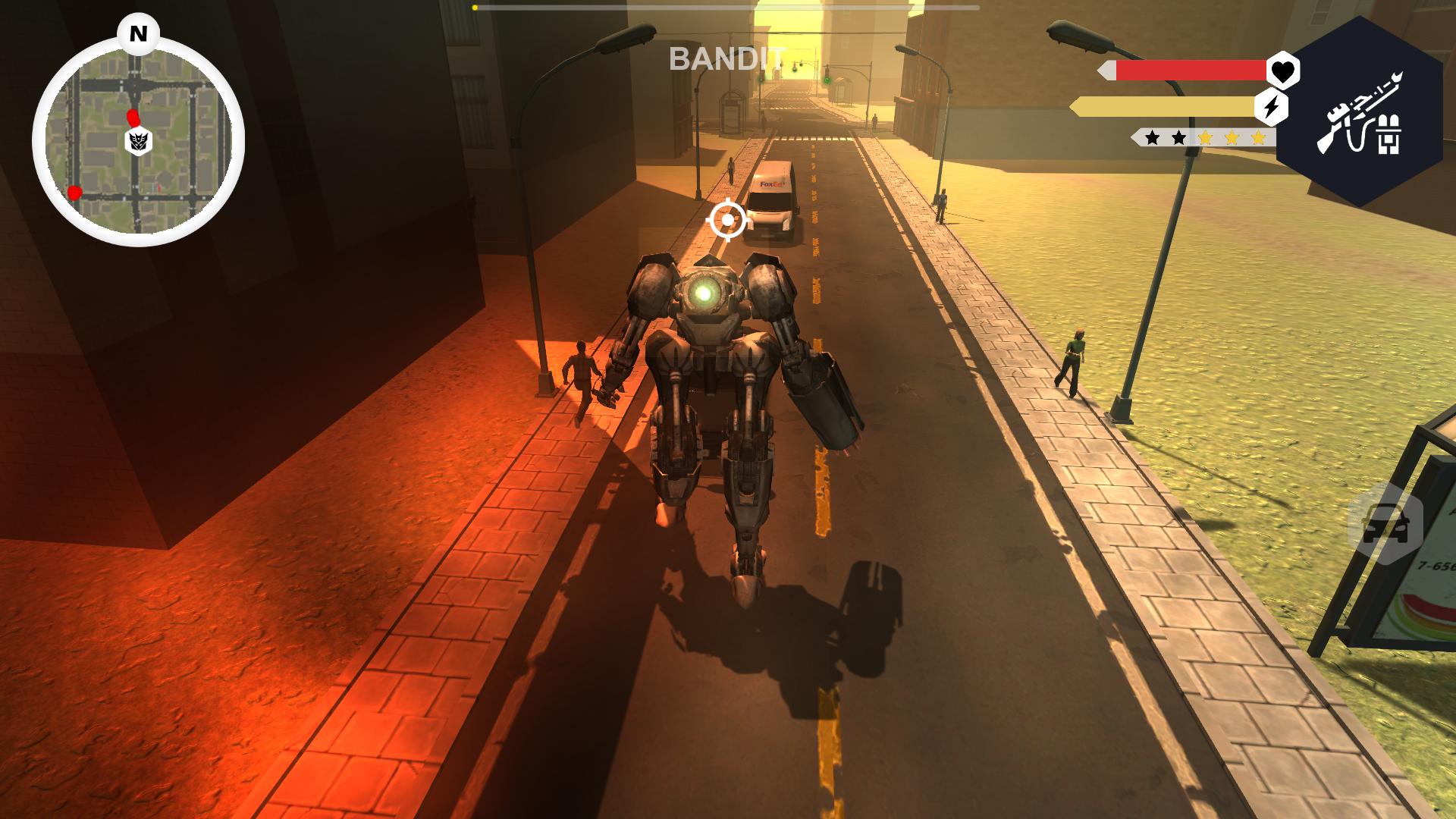 Muscle Car Robot screenshot