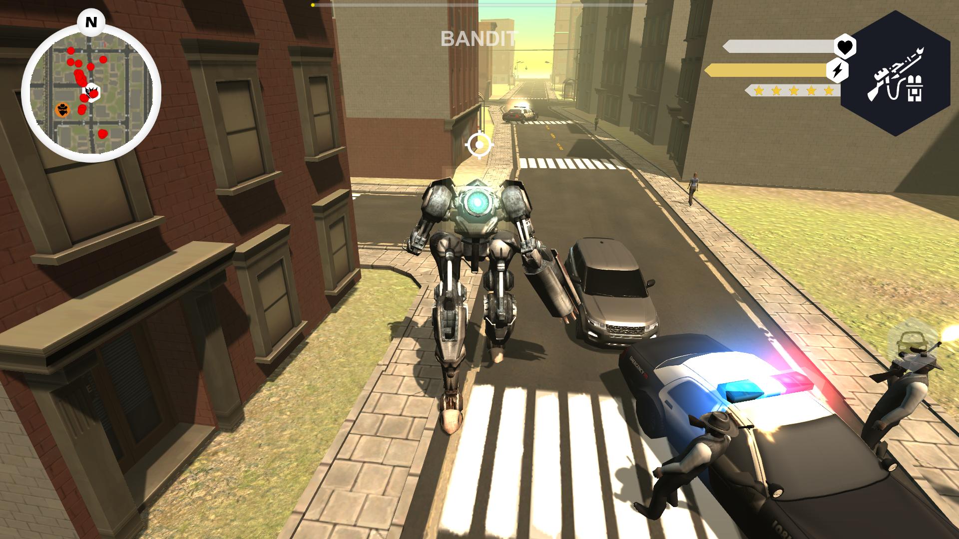 Muscle Car Robot screenshot