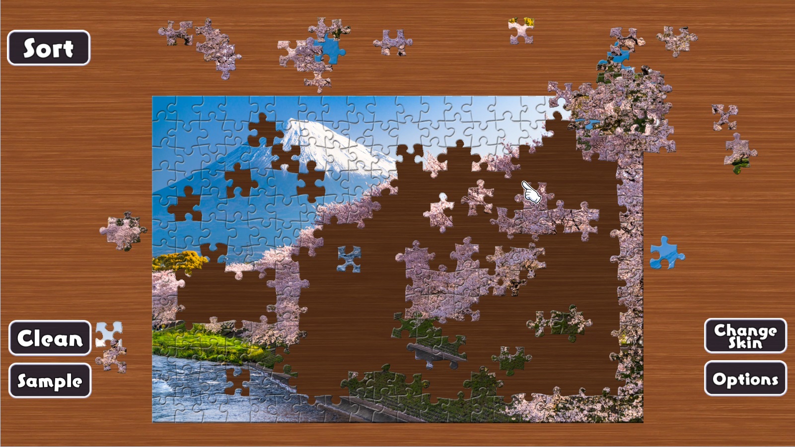 Jigsaw Masterpieces : Sakura - Japanese Cherry Blossoms - screenshot