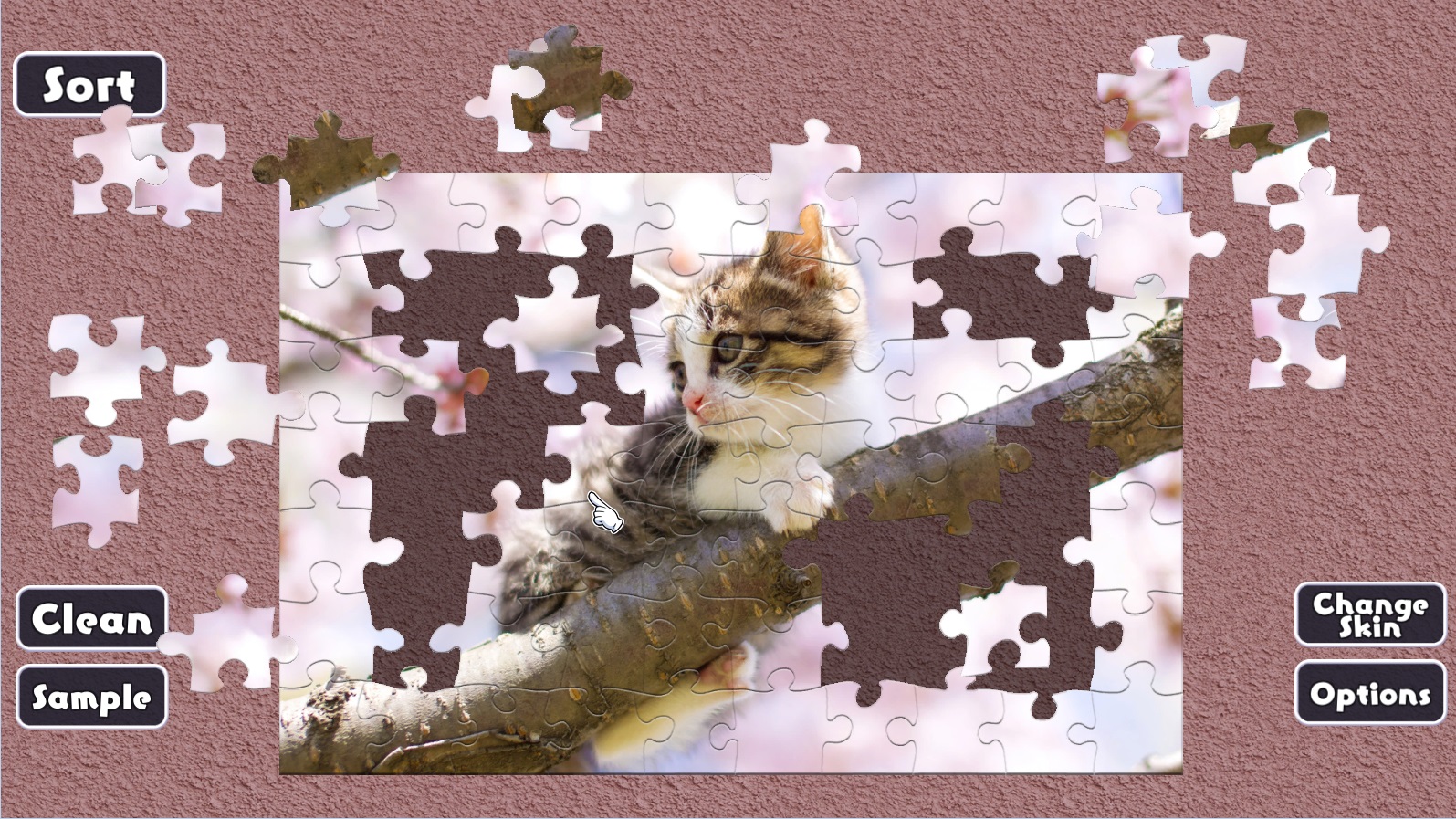 Jigsaw Masterpieces : Sakura - Japanese Cherry Blossoms - screenshot