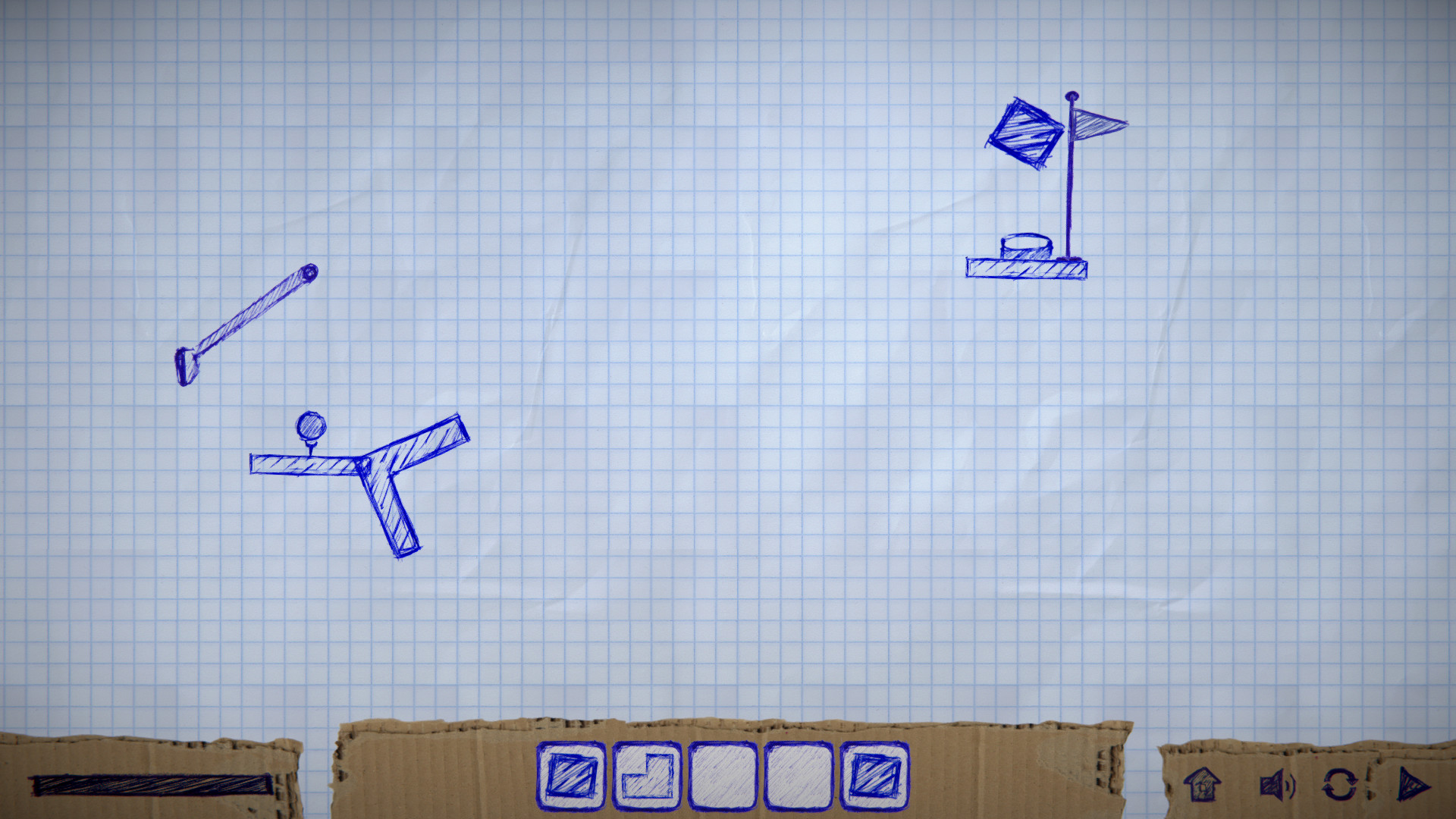 GOLF in PAPER screenshot