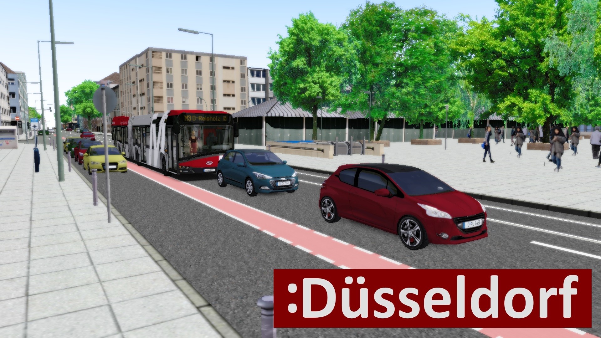 OMSI 2 Add-On Düsseldorf screenshot
