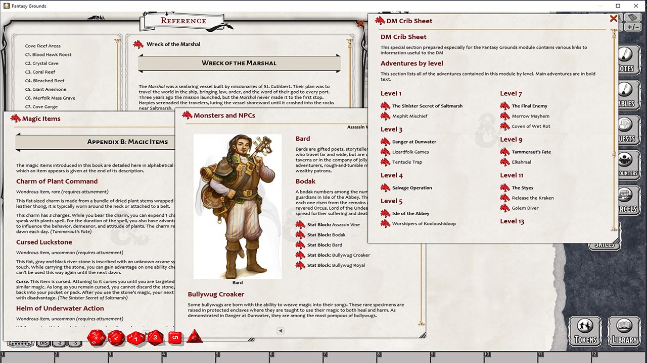 Fantasy Grounds - D&D Ghosts of Saltmarsh screenshot