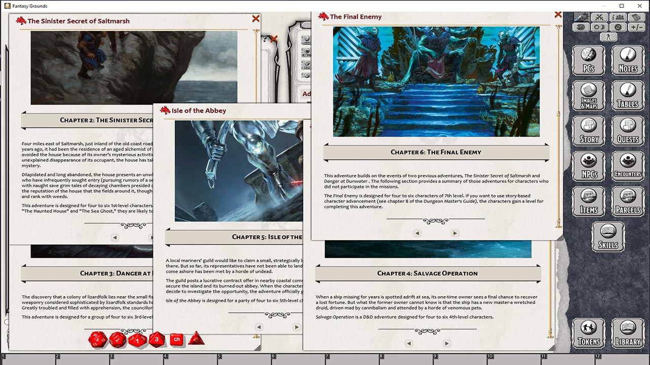 Fantasy Grounds - D&D Ghosts of Saltmarsh screenshot