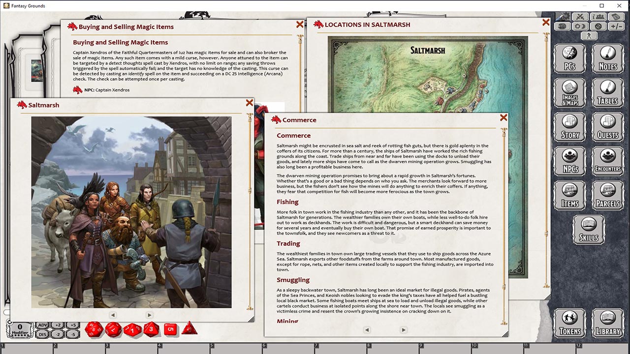 Fantasy Grounds - D&D Ghosts of Saltmarsh screenshot