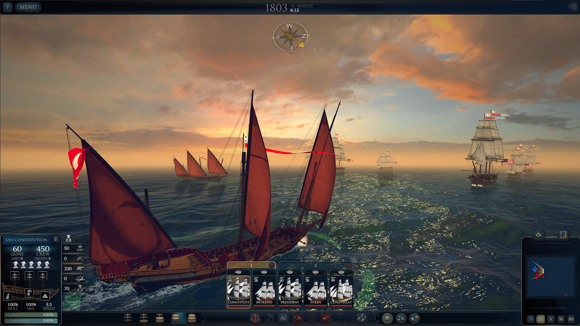 Ultimate Admiral: Age of Sail screenshot
