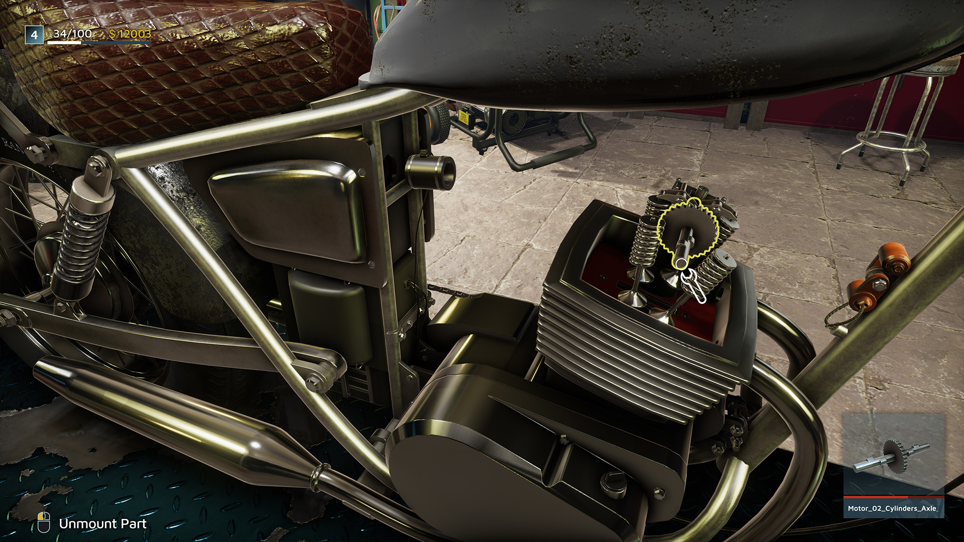 Motorcycle Mechanic Simulator 2021 screenshot