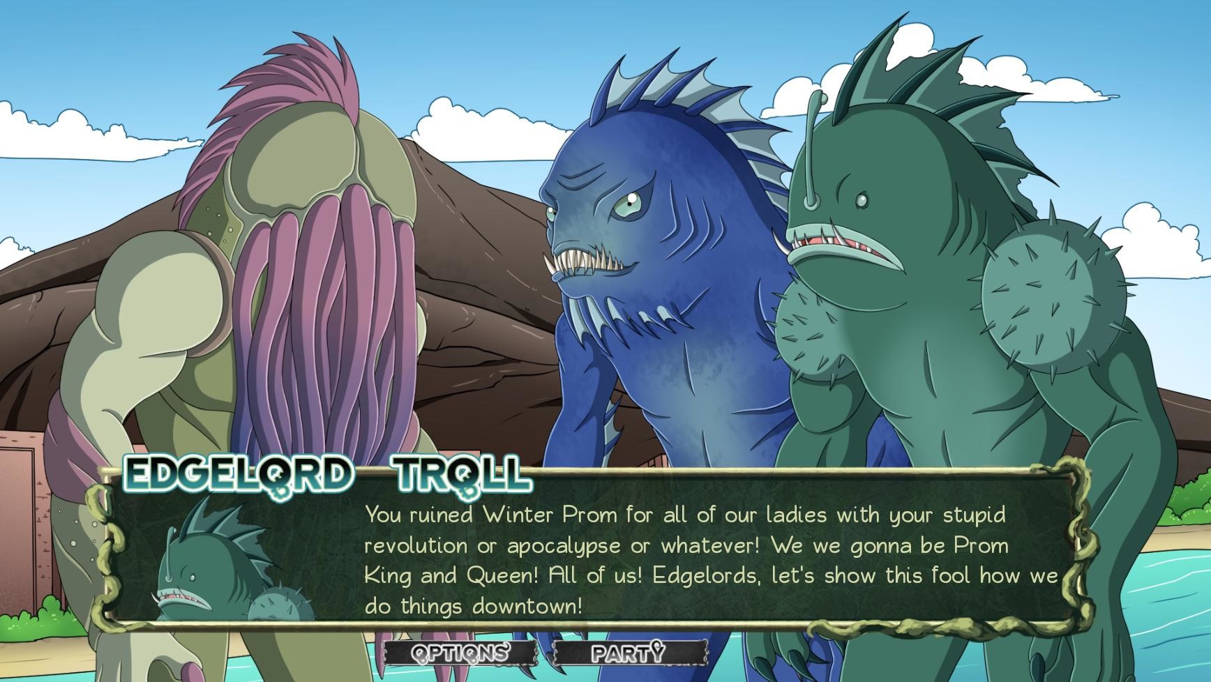 Super Army of Tentacles: (Not) A Cthulhu Dating Sim screenshot