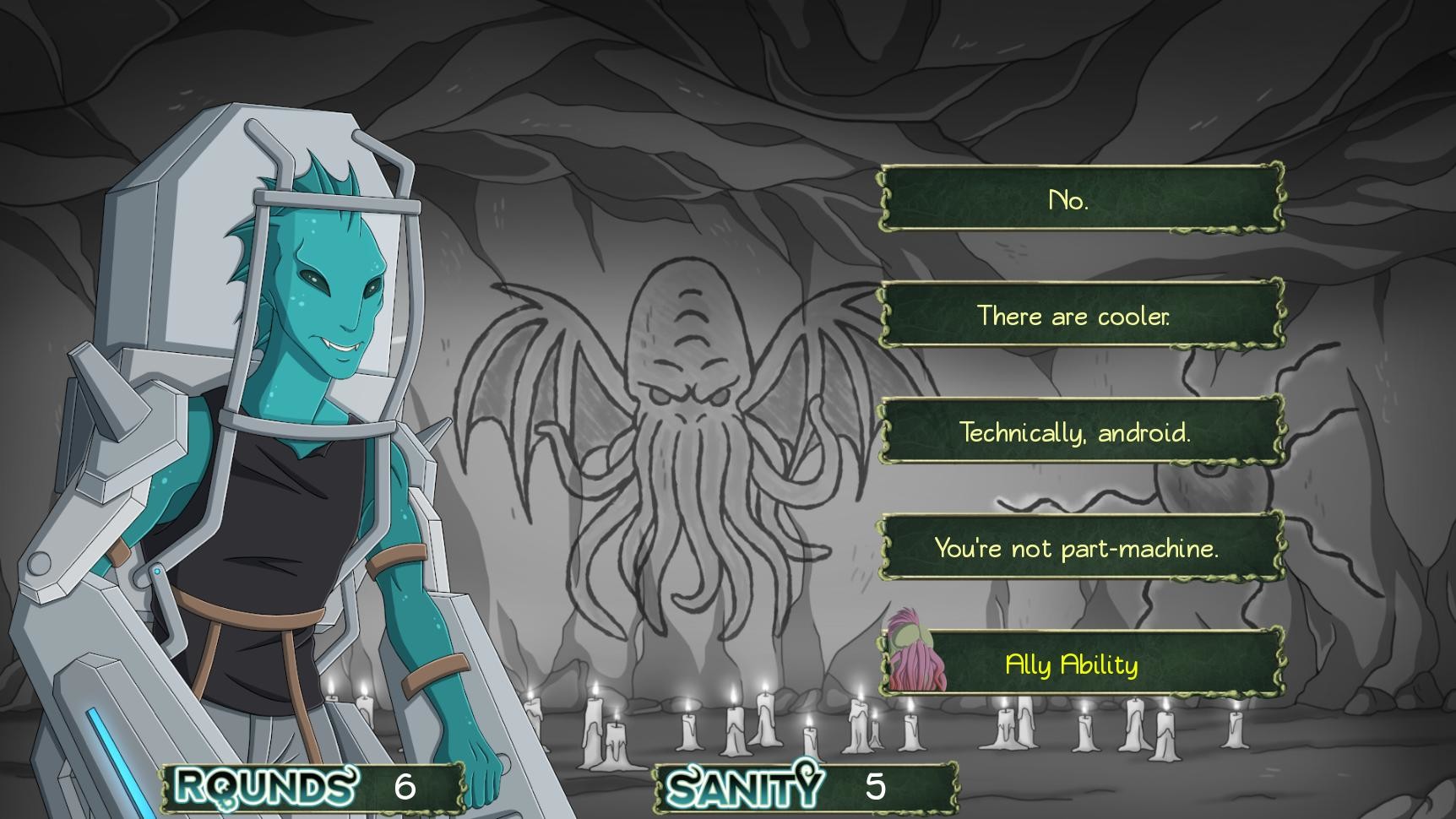 Super Army of Tentacles: (Not) A Cthulhu Dating Sim screenshot