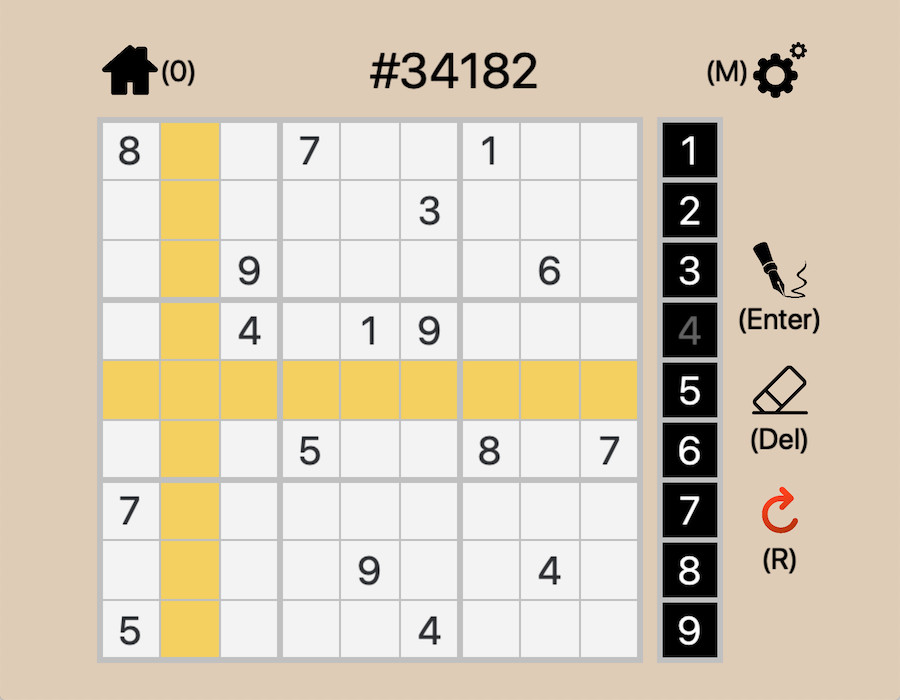 Sudoku Monster - 49,151 Hardest Puzzles screenshot
