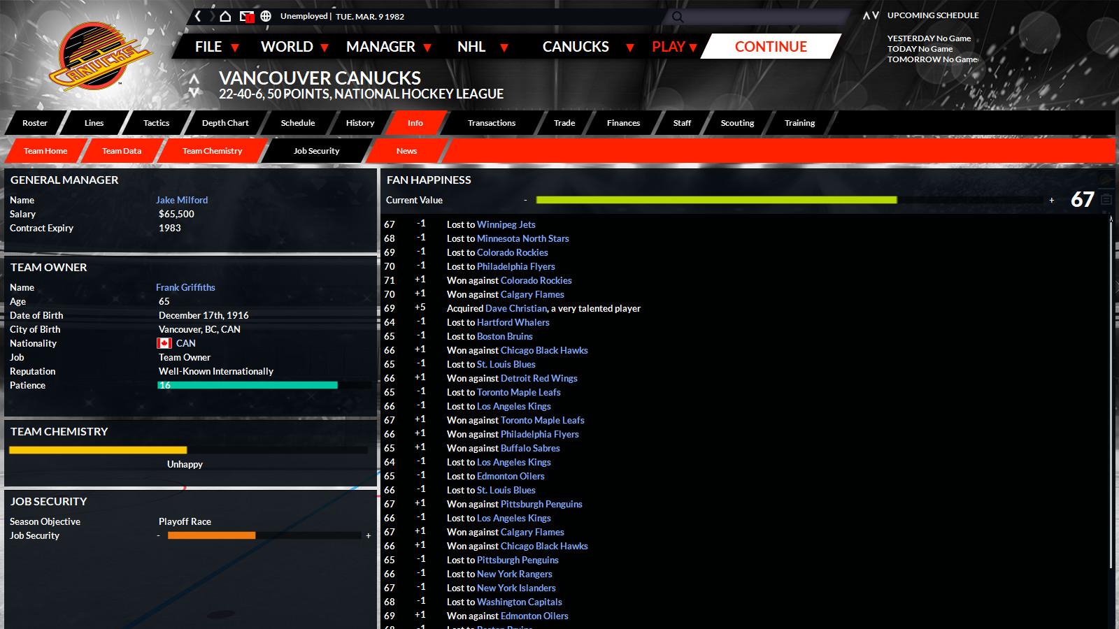 Franchise Hockey Manager 6 screenshot