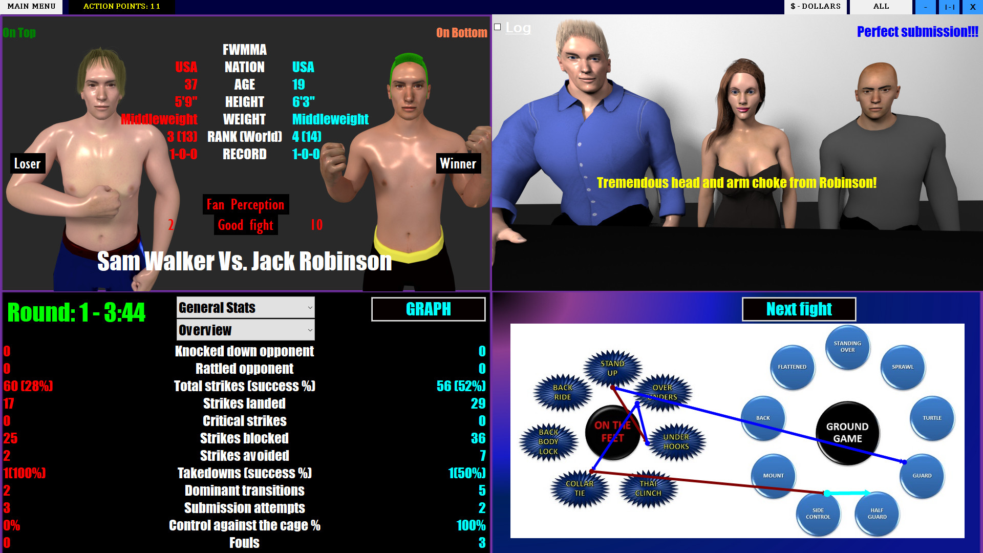 MMA Executive screenshot