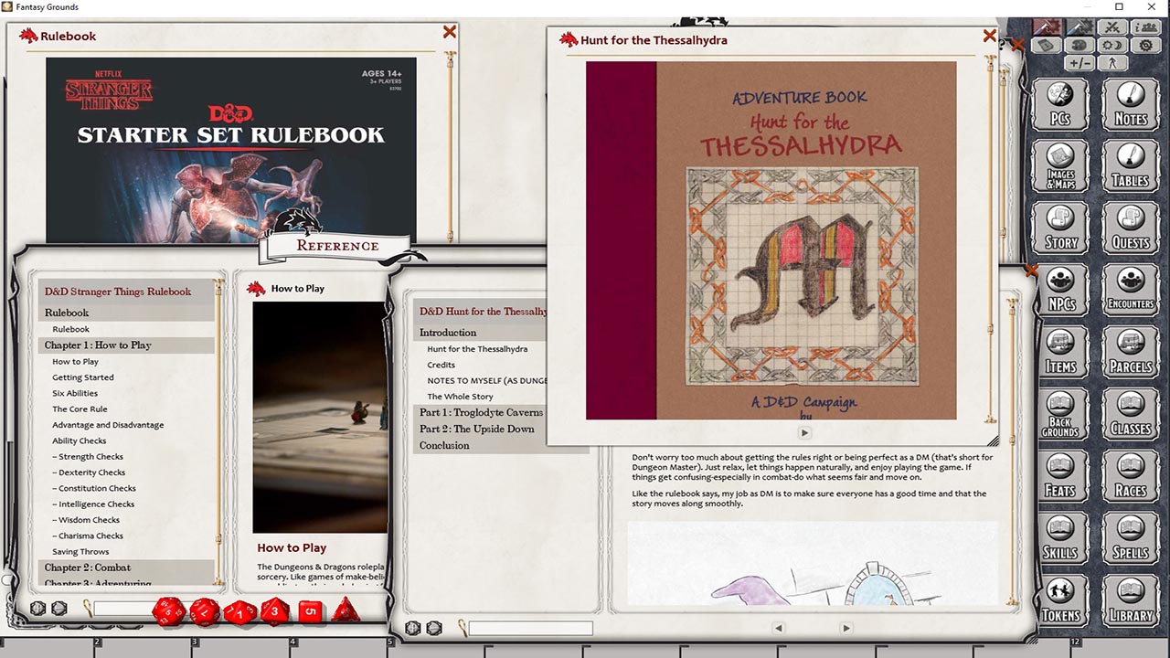 Fantasy Grounds - Stranger Things Dungeons & Dragons Starter Set screenshot