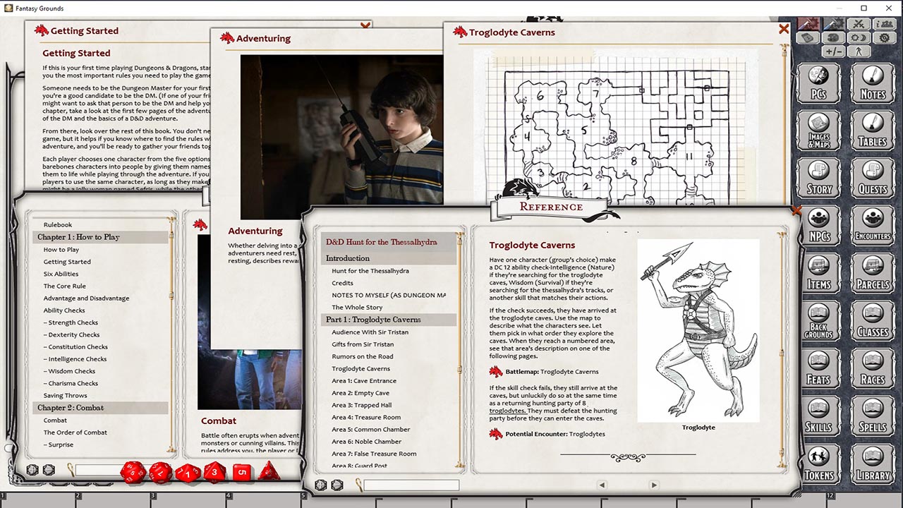 Fantasy Grounds - Stranger Things Dungeons & Dragons Starter Set screenshot