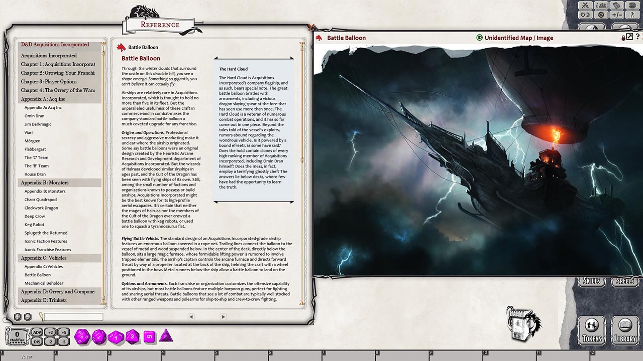Fantasy Grounds - D&D Acquisitions Incorporated screenshot
