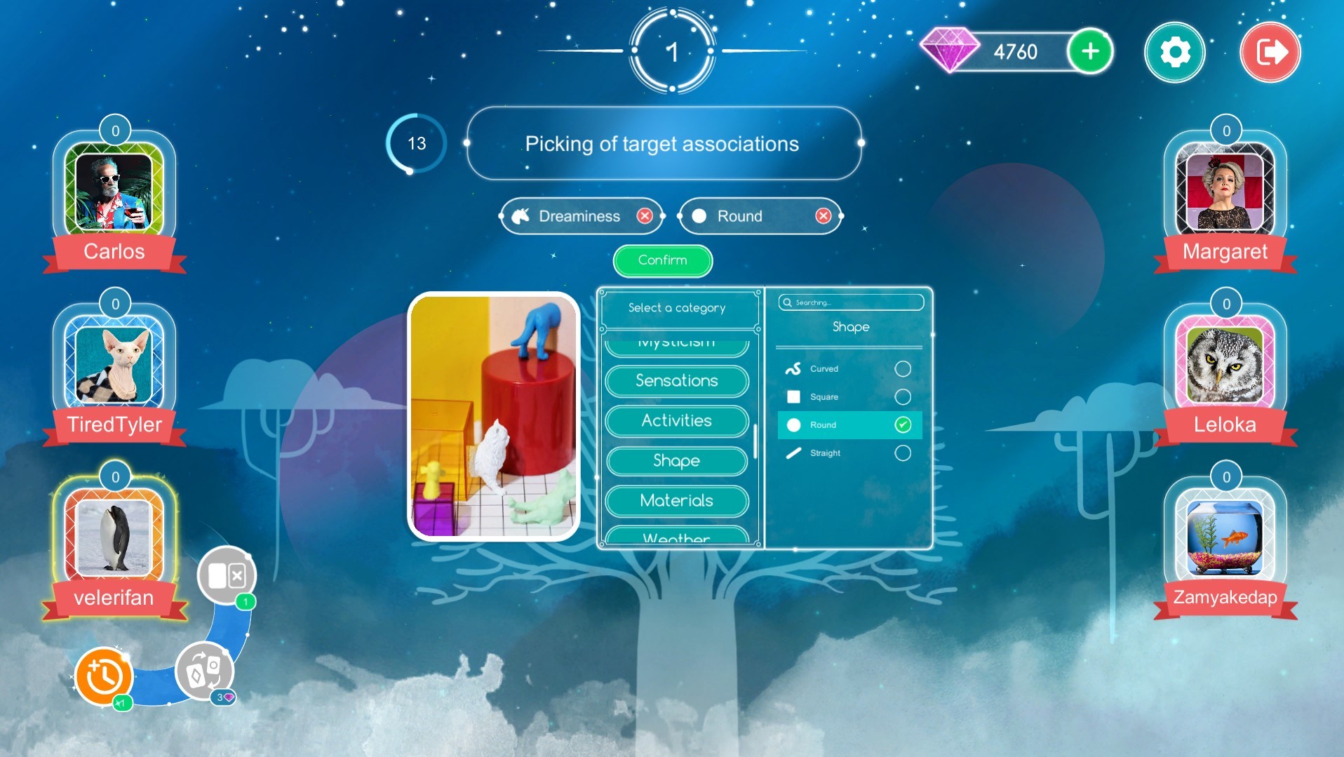 Imagination - Online Board game screenshot