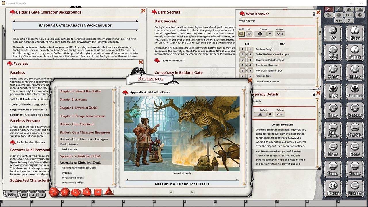 Fantasy Grounds - D&D Baldur's Gate: Descent Into Avernus screenshot