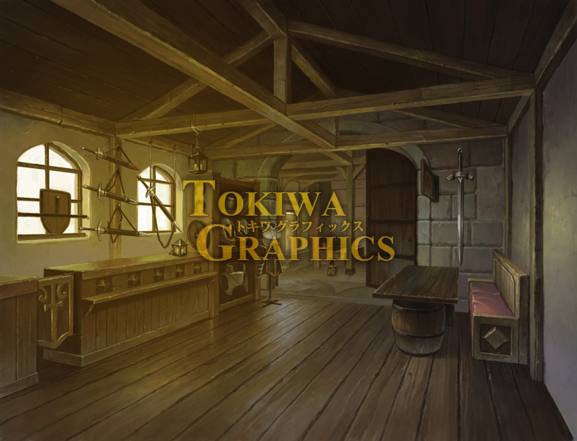 RPG Maker MV - TOKIWA GRAPHICS Event BG No.1 Blacksmith/Tool shop screenshot