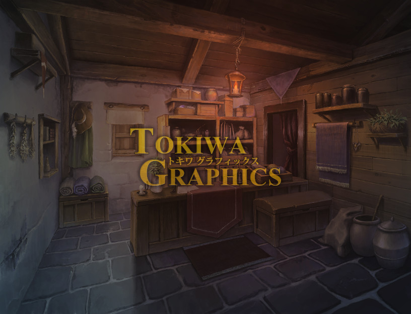 Visual Novel Maker - TOKIWA GRAPHICS Event BG No.1 Blacksmith/Tool shop screenshot