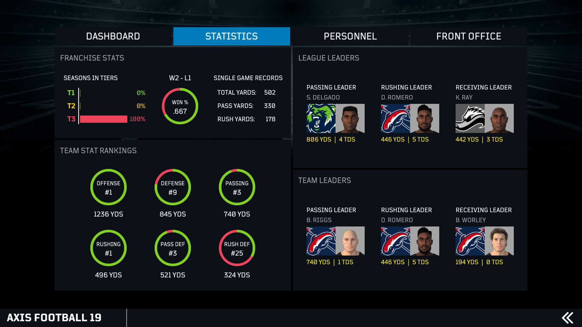 Axis Football 2019 screenshot