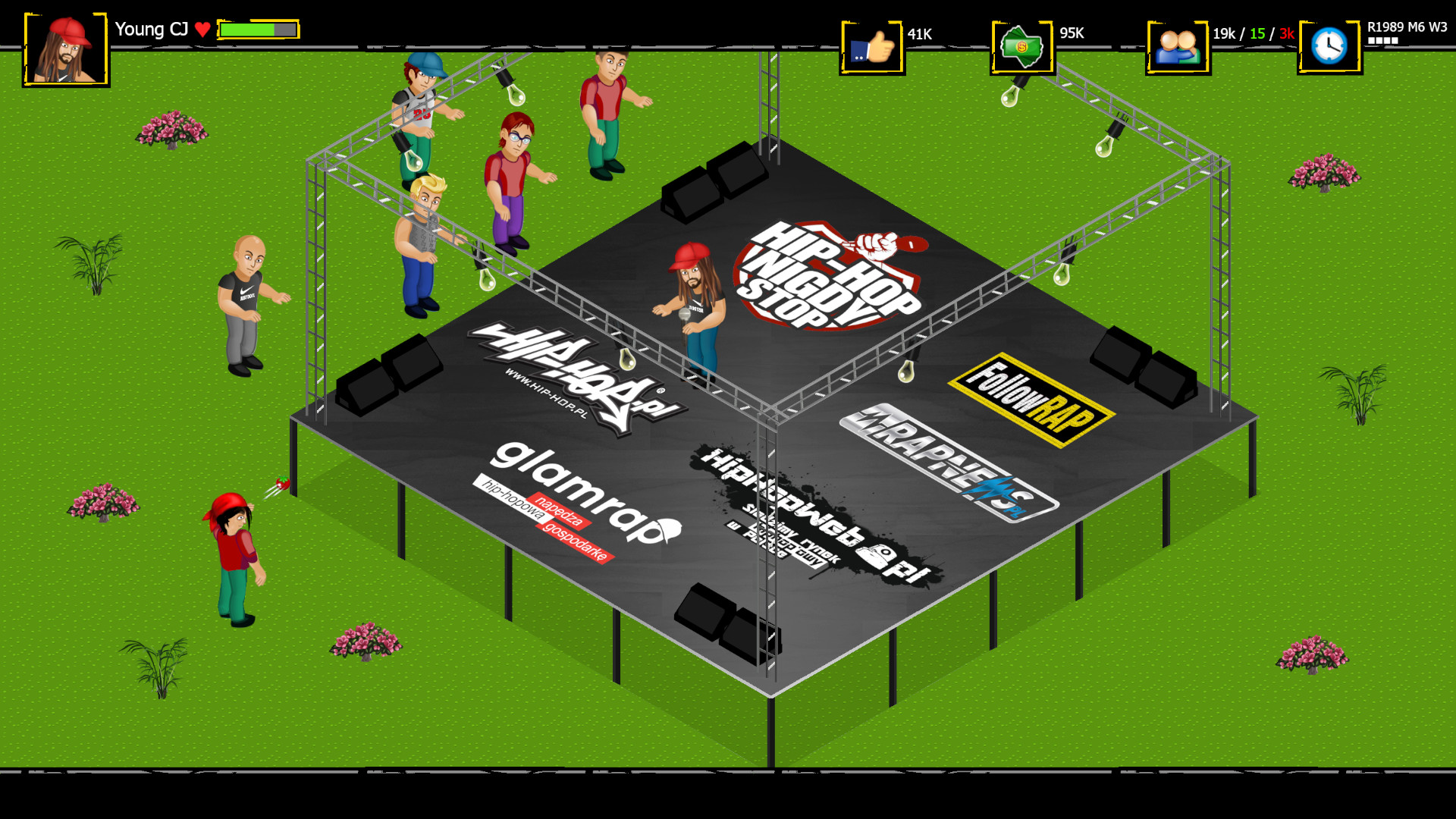 Rap simulator screenshot