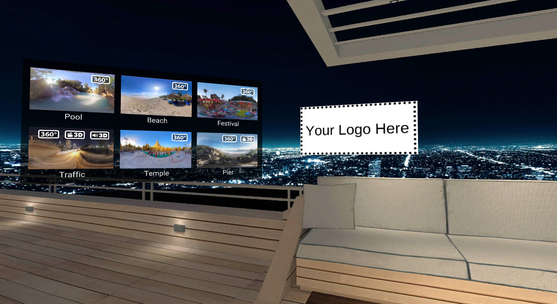 EZ360 VR player screenshot