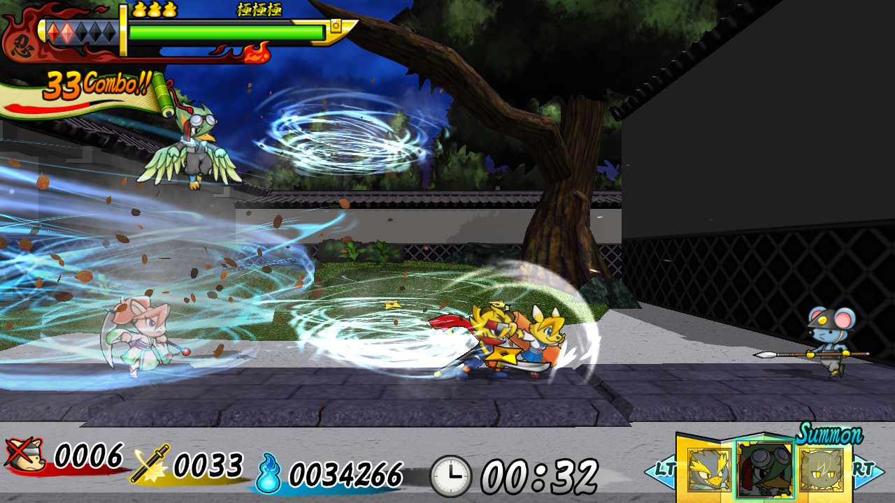 Shinobi Spirits S Legend of Heroes/忍スピリッツS 真田獣勇士伝 screenshot
