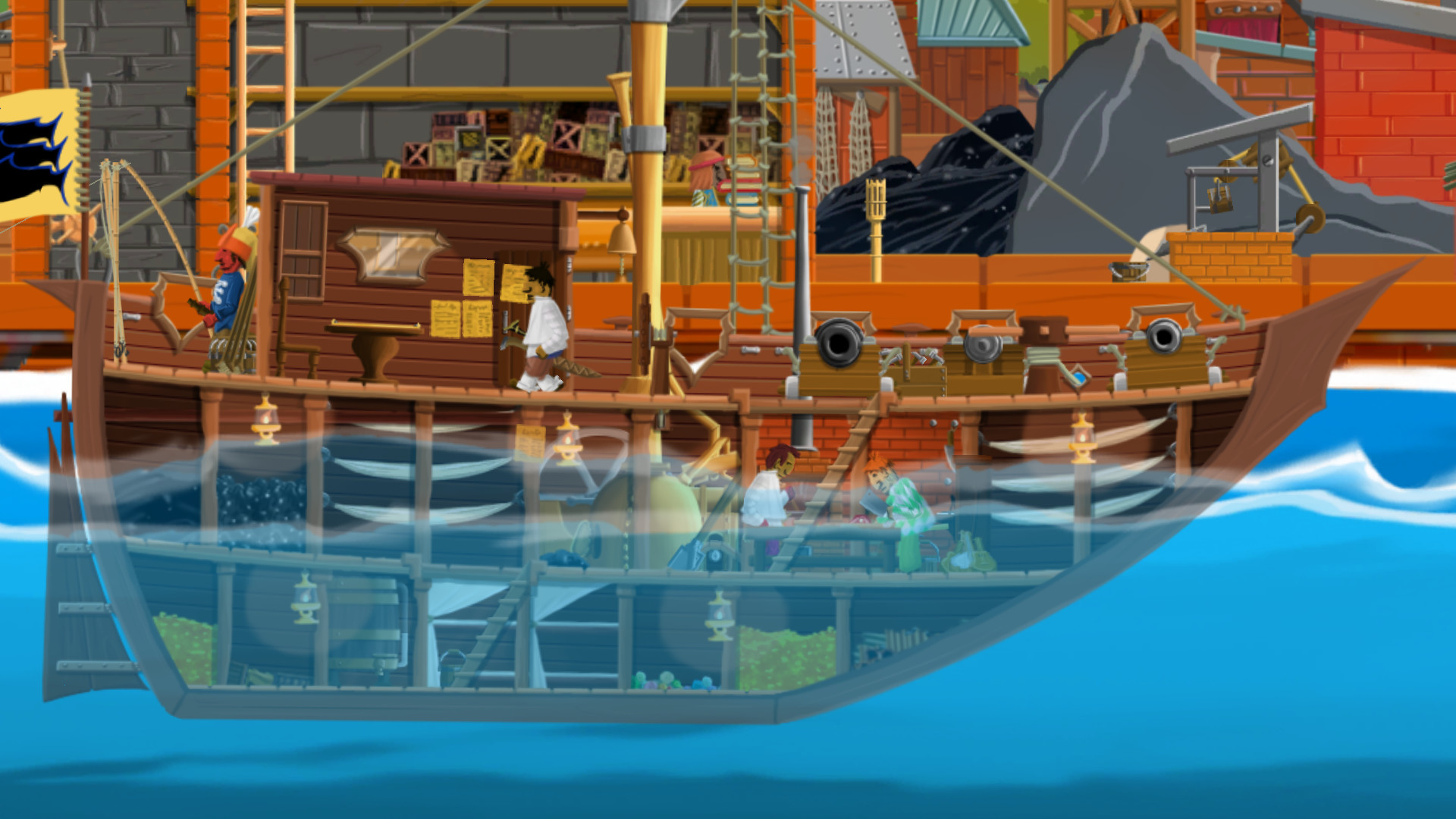 A pirate quartermaster screenshot