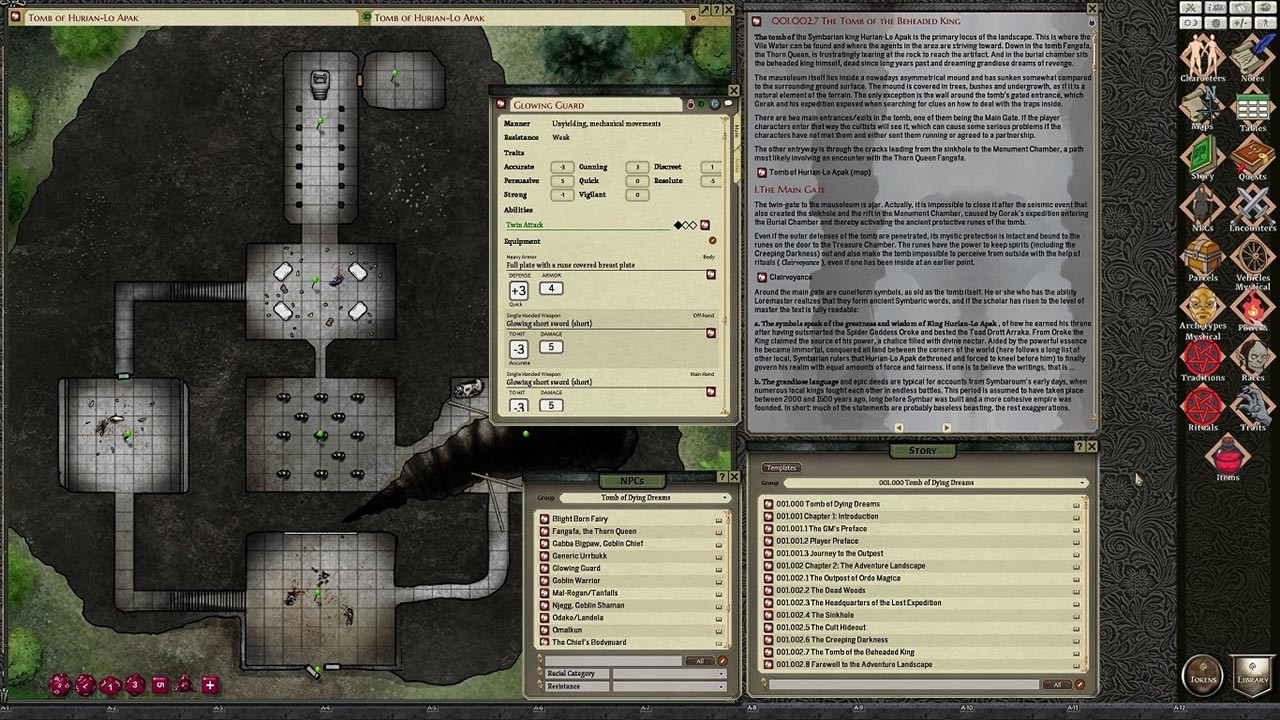 Fantasy Grounds - The Chronicle of The Copper Crown (Symbaroum) screenshot